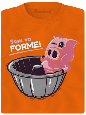 Vo forme dámske športové tričko Neon Orange