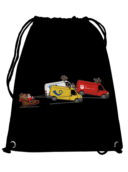 Santa se soby vak Black