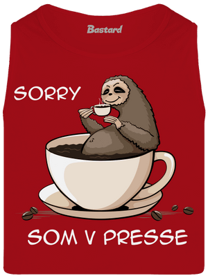 V presse pánske tielko Red