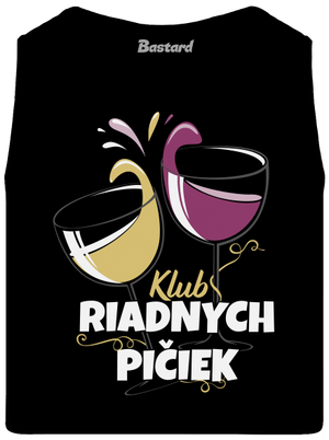 Klub riadnych pičiek pánske tielko Black