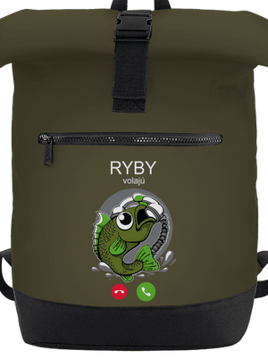 Ryby volají batoh Military Green