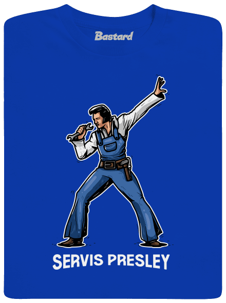 Servis Presley pánske tričko Royal Blue