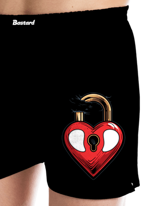 Zámok lásky pánske trenky Black