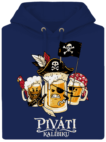 Piváti z Karibiku unisex mikina premium Navy