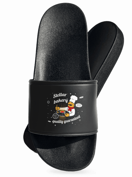 Stellar bakery šľapky Black