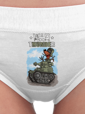 War Hunde dámske nohavičky White