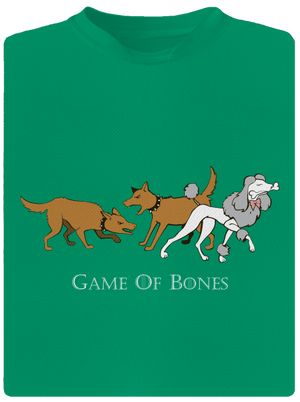Game of Bones detské športové tričko Kelly Green Mal