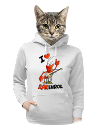 dámska mikina klokanka