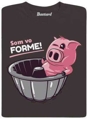 Vo forme pánske dlhý rukáv Bear Brown