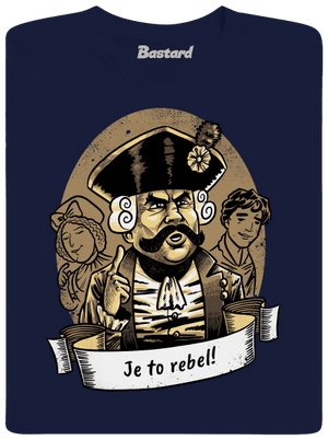 B14: S čerty nejsou žerty pánske tričko Navy