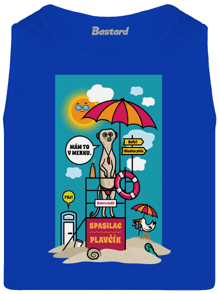 Plavčík pánske tielko Royal Blue