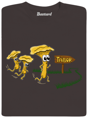 Beží líšky k táboru pánske dlhý rukáv Bear Brown