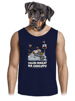 Valím na chalupu pánske tielko French Navy