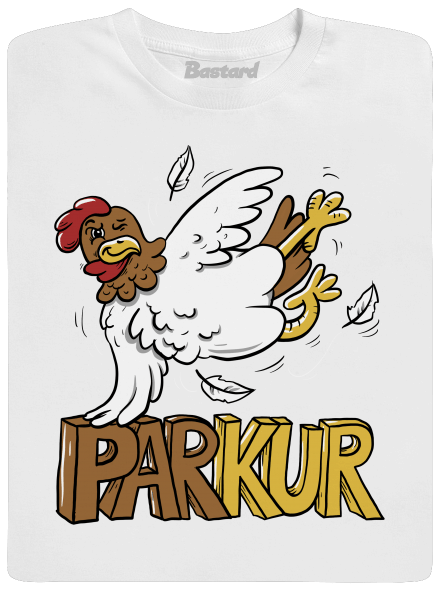 Parkur detské tričko White