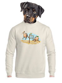 unisex mikina bez kapucne