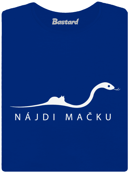 Nájdi mačku dámske tričko Royal Blue Mal