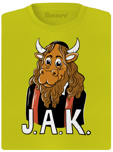 Jak dámske športové tričko Neon Yellow
