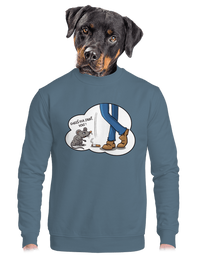 unisex mikina bez kapucne