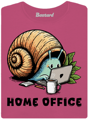 Slimákov home office dámske tričko prémium Magenta