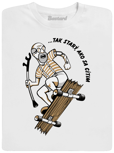 Starý, ako sa cítim pánske dlhý rukáv White