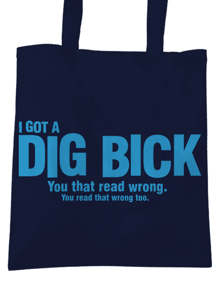 Dig bick taška French Navy