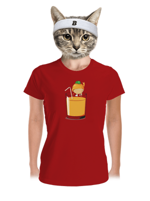 Opitý pomaranč dámske športové tričko Red Mal