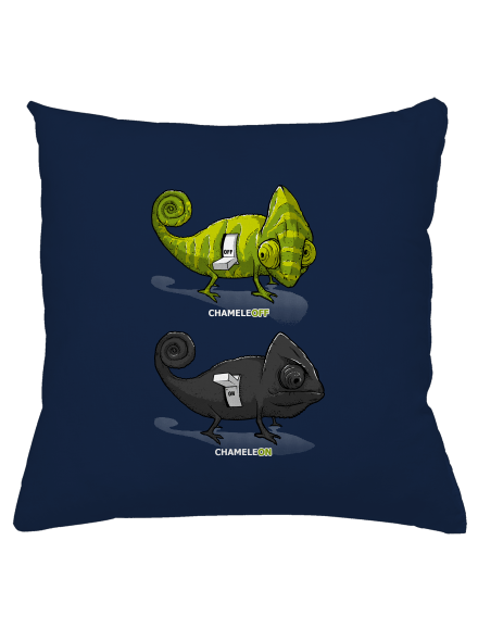 Zapnuté vypnuté vankúš Dark Navy