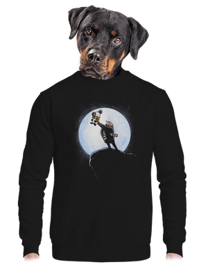 Kráľ mimoňov unisex mikina bez kapucne Black