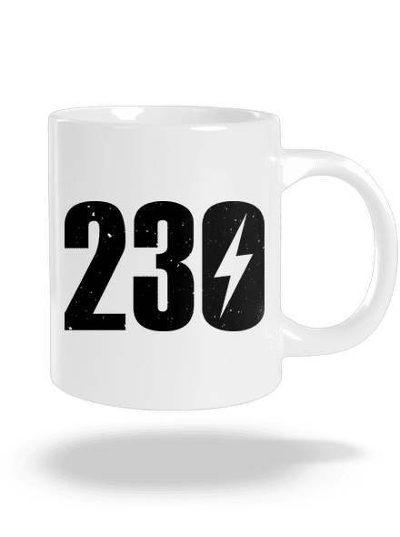 230 V veľký hrnček White