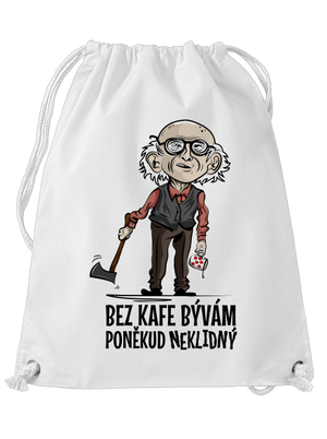 Neklidný bez kafe vak White