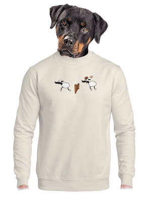 unisex mikina bez kapucne