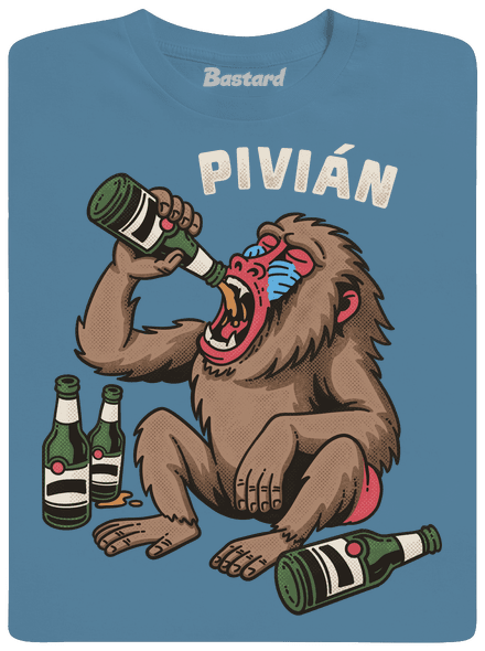 Pivián pánske tričko Stone Blue