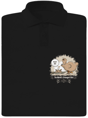 Strongest bird pánska polokošeľa Black