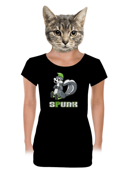 Spunk dámske tričko s lemom Black