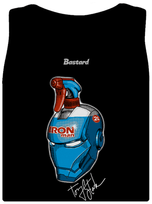 Čistič okien dámske tielko klasické Black