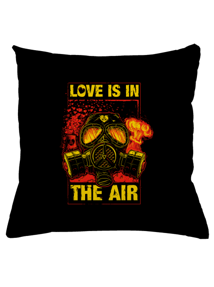 Love is in the Air vankúš Black
