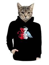 dámska mikina klokanka