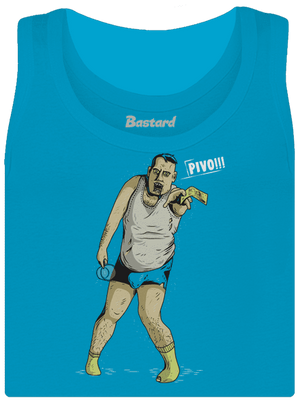 Beer zombie dámske tielko klasické Blue Atol