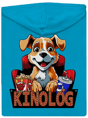 Kinológ dámska mikina na zips Blue Atol