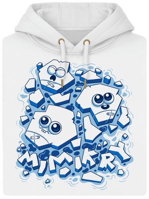 Ľadové mimikry unisex mikina premium Snowwhite