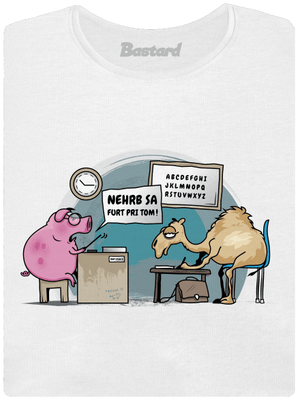 Nehrb sa dámske tričko s lemom White