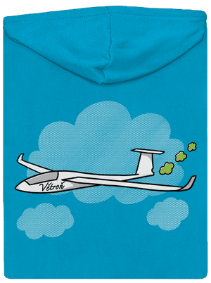 Větroň dámska mikina na zips Blue Atol