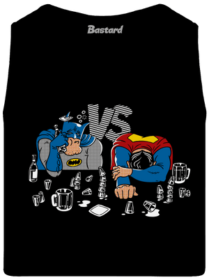 Súboj superhrdinov pánske tielko Black