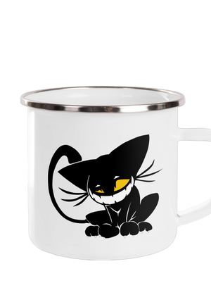 Evil cat plecháčik White