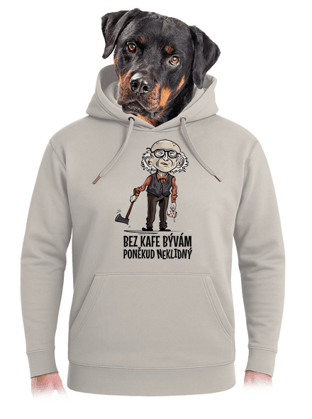 Neklidný bez kafe unisex mikina premium Pastel Macchiato