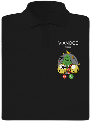 Vianoce volajú pánska polokošeľa Black