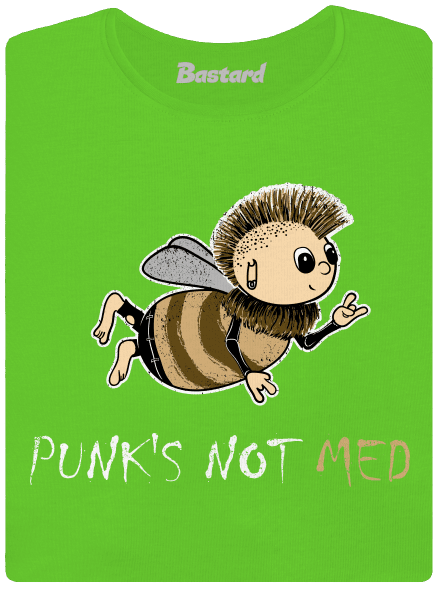 Punks Not Med dámske tričko Apple Green