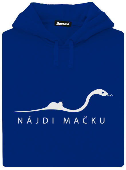 Nájdi mačku dámska mikina klokanka Royal Blue Mal