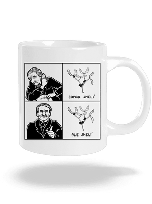 Cimrman: Copak jmelí veľký hrnček White