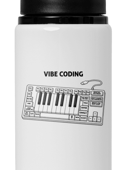 Vibe coding flaša na vodu White